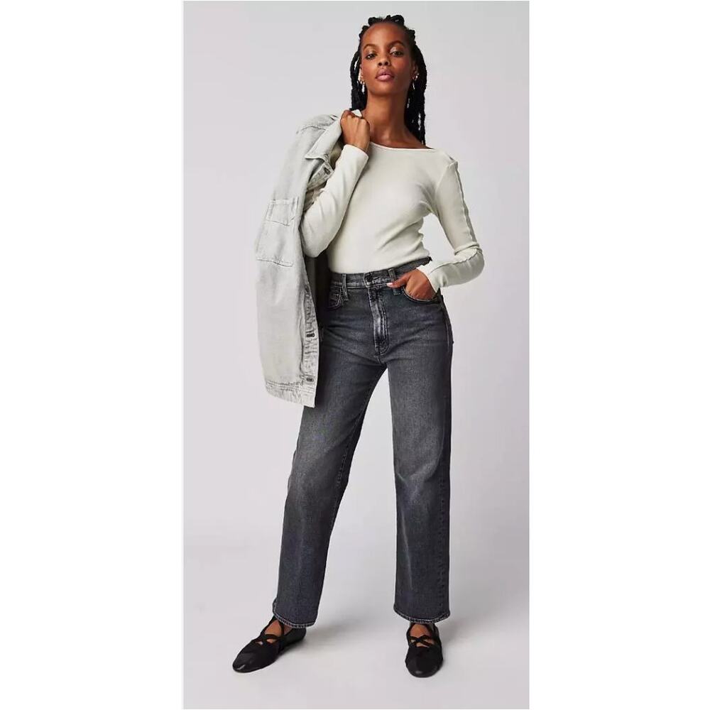 MOTHER Superior Jeans The Rambler Zip Flood - Wash Outta Sight Size 25 - Picture 3 of 16